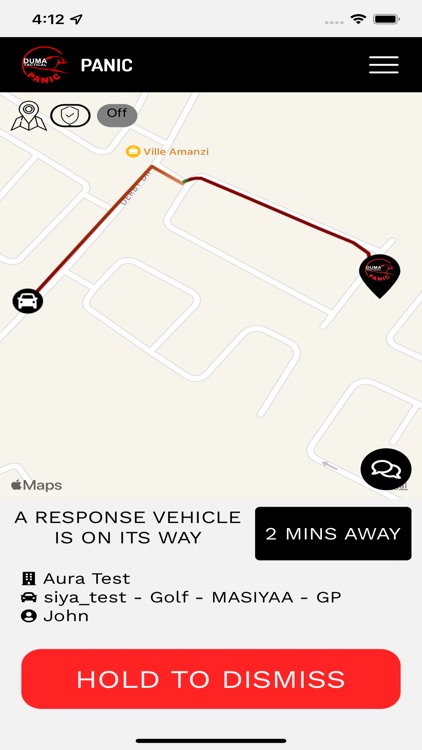 Duma Tactical Panic App screenshot-4