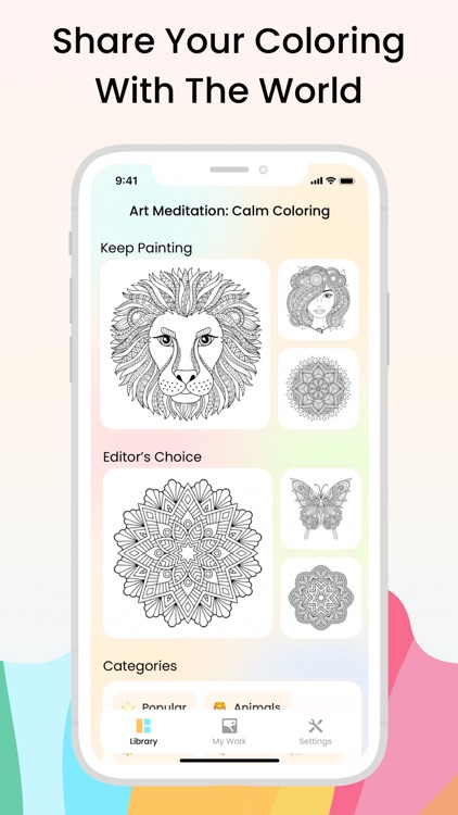 Art Meditation: Calm Coloring screenshot-4