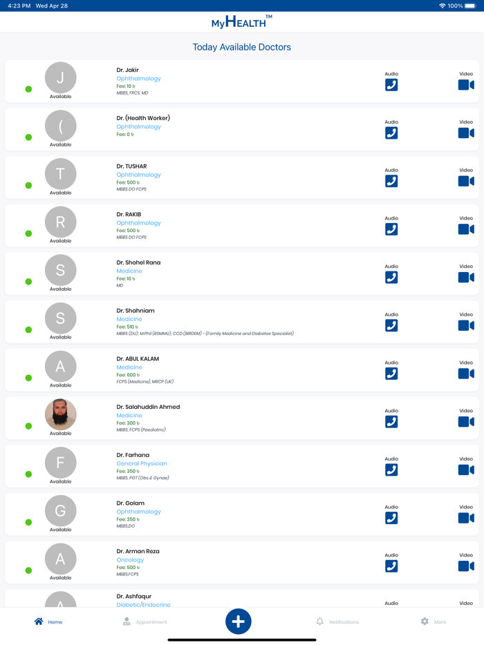 myHealth - Telemedicine