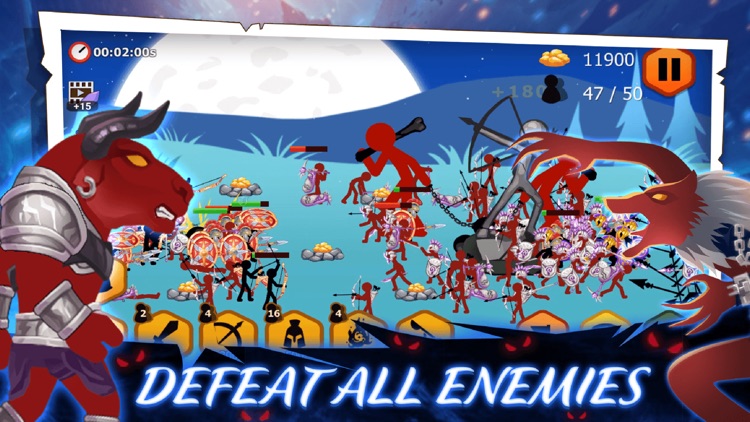 Stickman battle 2: Empires War screenshot-5