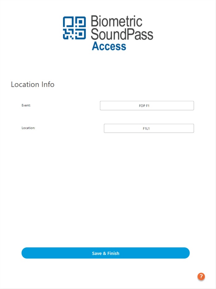 Biometric SoundPass Access