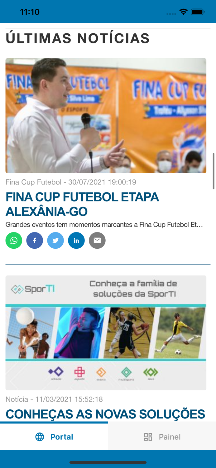 Finalize Organização Eventos