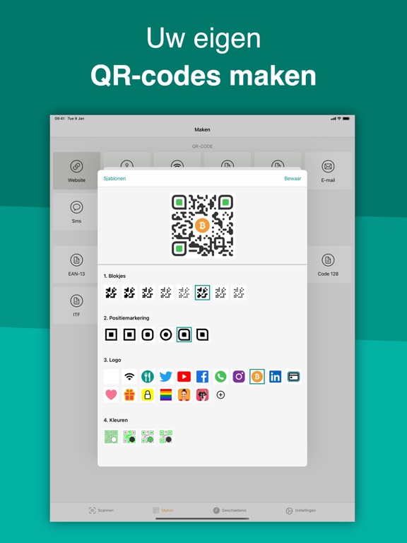 QR Code & Barcode Scanner iPad app afbeelding 3