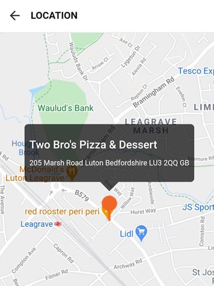 Two Bros Pizza  Dessert