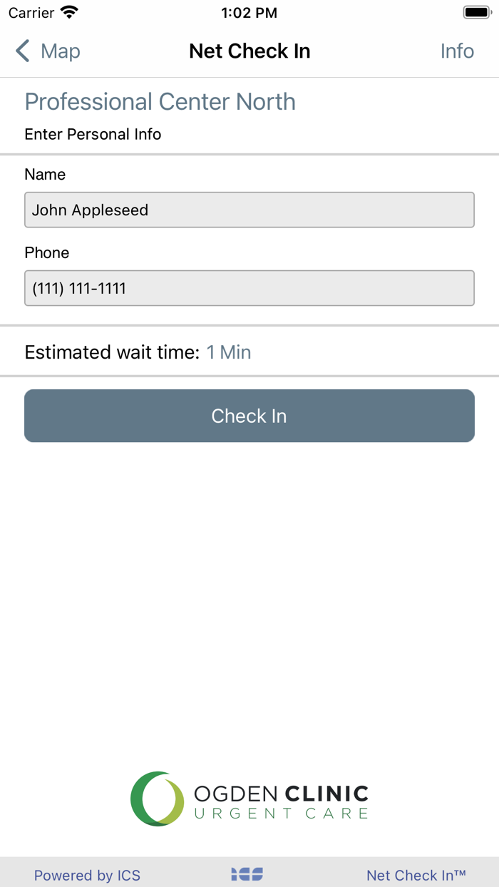 Net Check In - Ogden Clinic