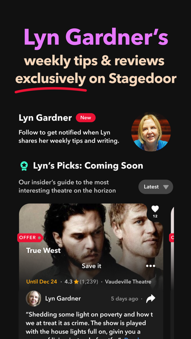 How to cancel & delete Stagedoor: London theatre from iphone & ipad 3