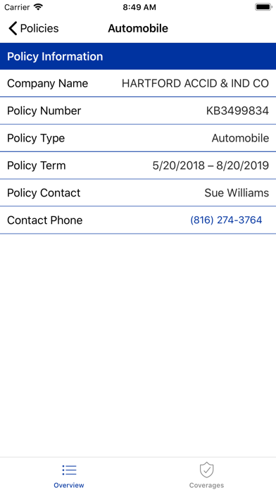 W.R. Hall Insurance Group LLC screenshot 2