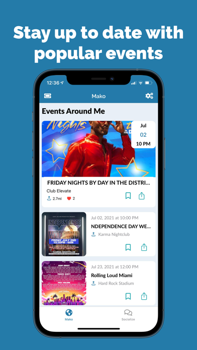 Mako: The Social Event Hub screenshot 2