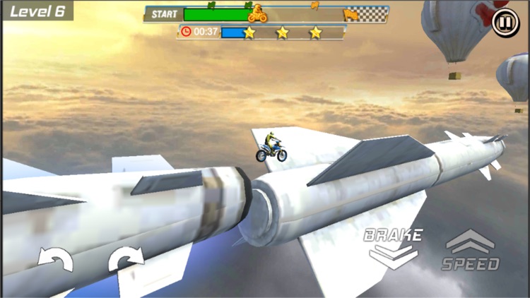 Super Moto Sky Stunt Racing 3D screenshot-3