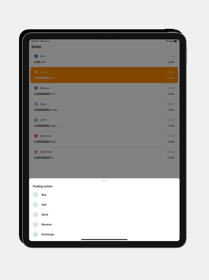Raido - crypto wallet