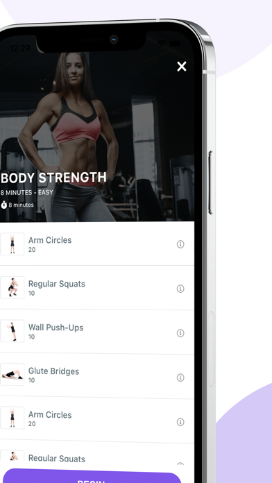 Home Workout - Female Fitness screenshot 4