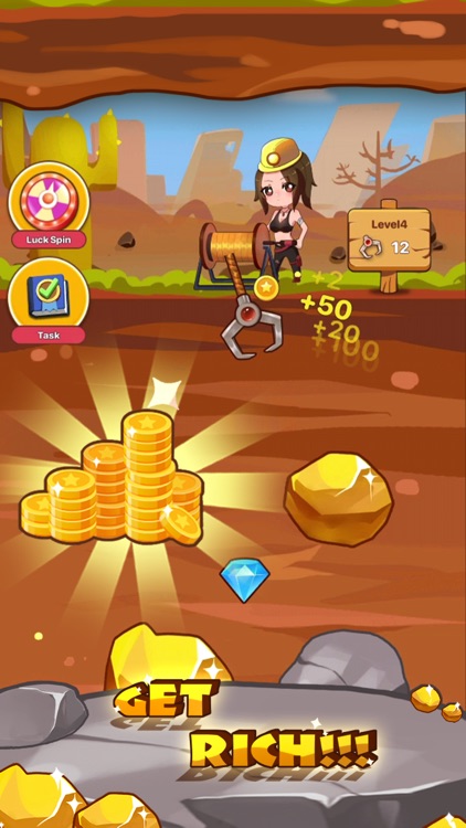 Gold Miner Queen screenshot-3