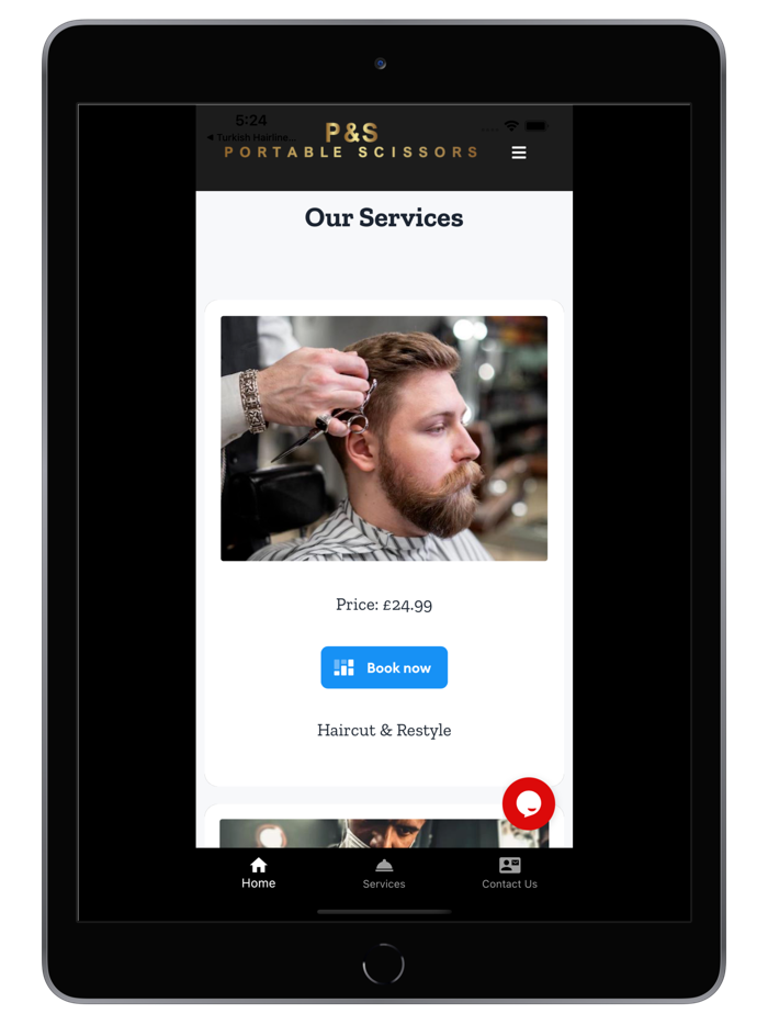 Portable Scissors Barber