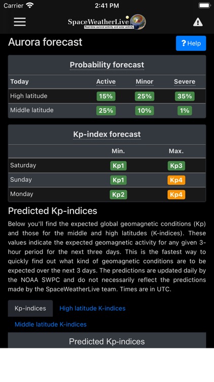 SpaceWeatherLive screenshot-4