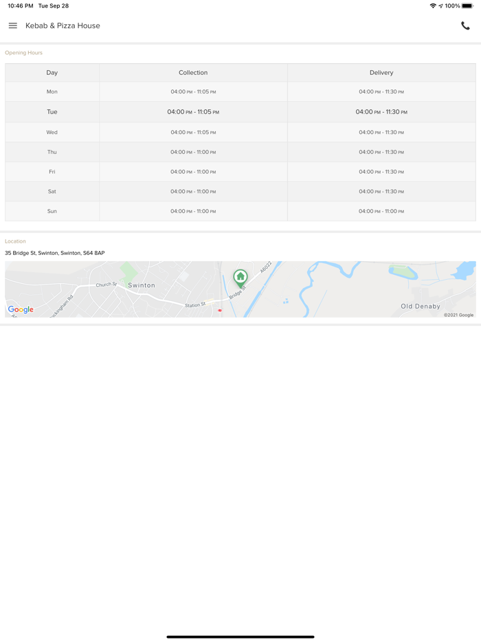 Kebab and Pizza House