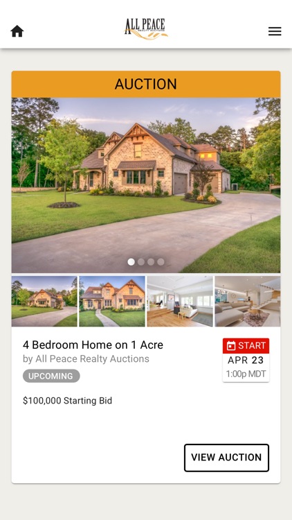 All Peace Realty Auctions