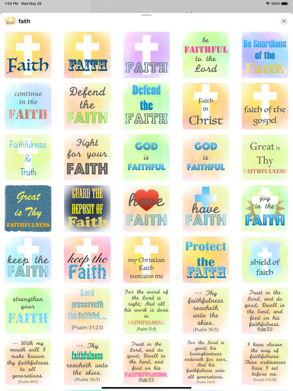 faith stickers! screenshot 2