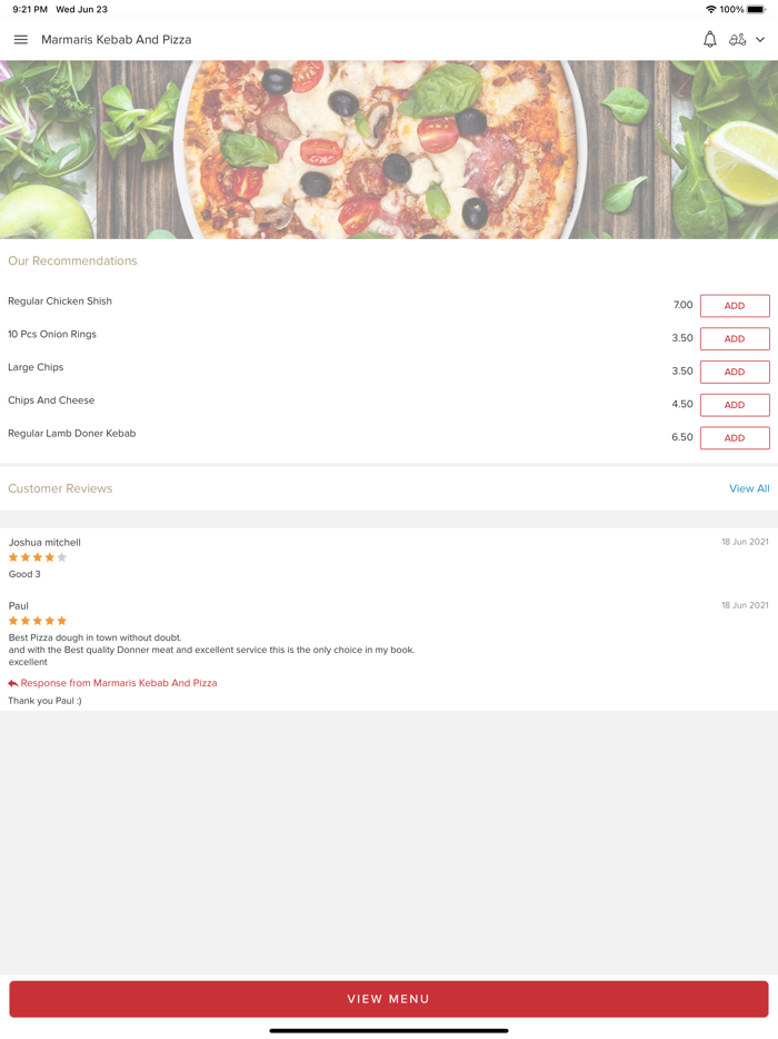 Marmaris Kebab And Pizza.