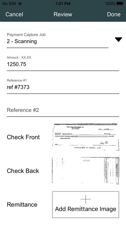 Billtrust Mobile Deposit