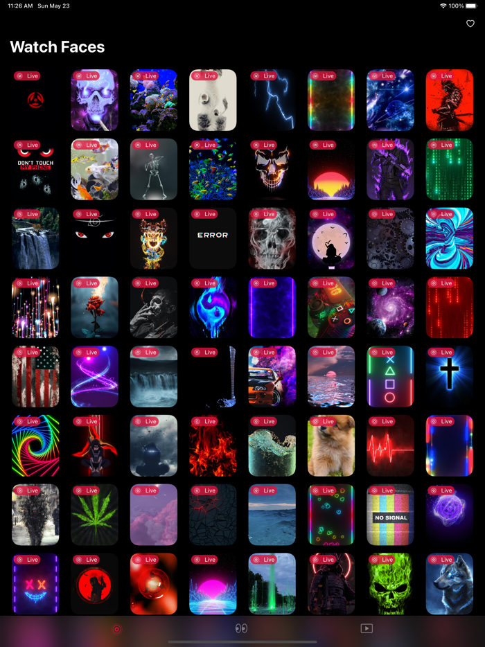 Watch Faces Gallery Apps Live