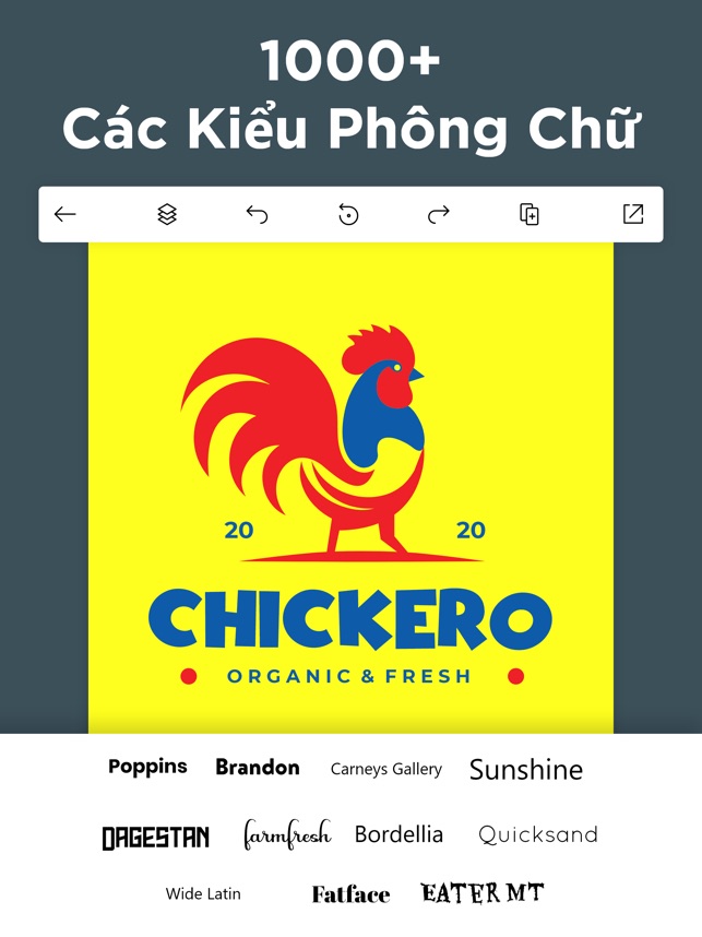 thiết kế logo - app tạo logo