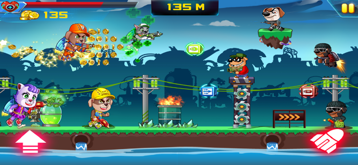 Paw Puppy Jetpack Fighter