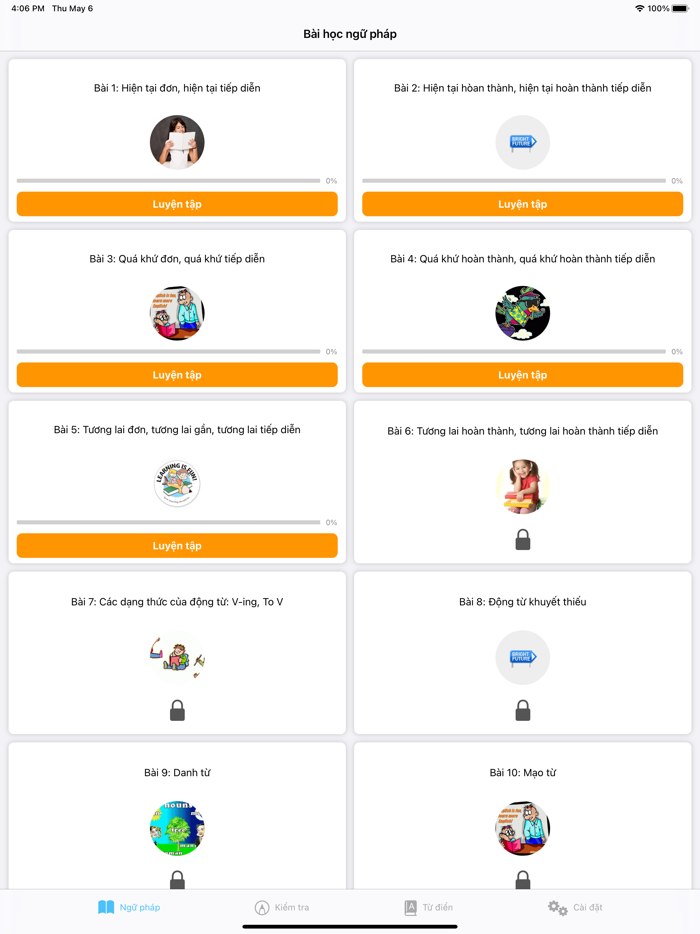 Học ngữ pháp tiếng anh 123