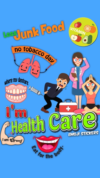 I'm health Care emoji Stickers