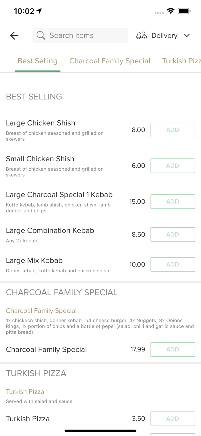 Charcoal Grill And Kebab House