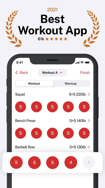 StrongLifts Weight Lifting Log screenshot-0