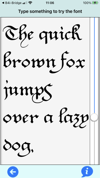 Calligraphic Fonts Mobile screenshot 2