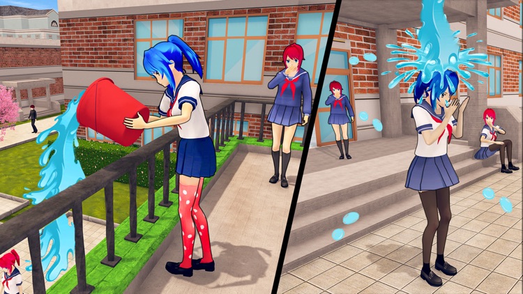 Anime High School Life Sim 3D screenshot-4