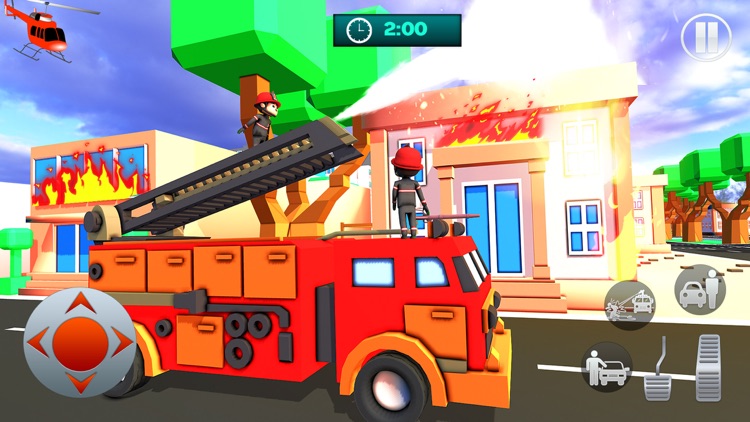 911 emergency fire truck game screenshot-3