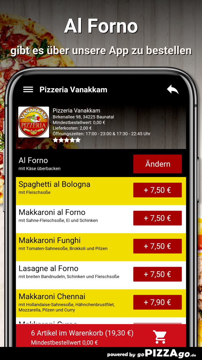 Pizzeria Vanakkam Baunatal
