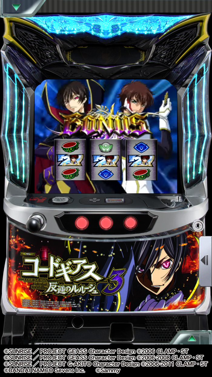 777Realパチスロ コードギアス 反逆のルルーシュ3