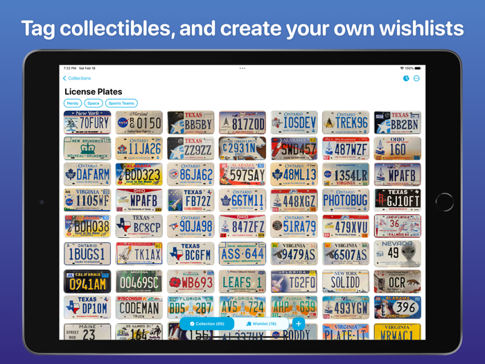 Classifier Collection Tracker