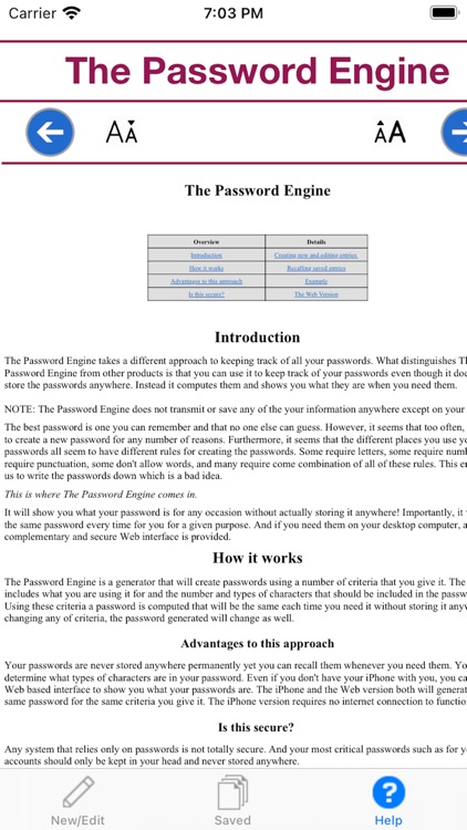 Password Engine