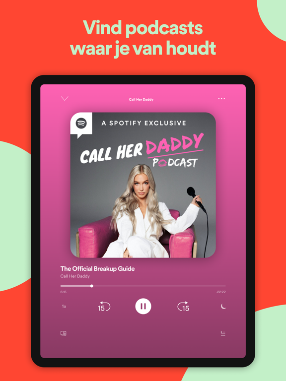 Spotify - Muziek en podcasts iPad app afbeelding 4