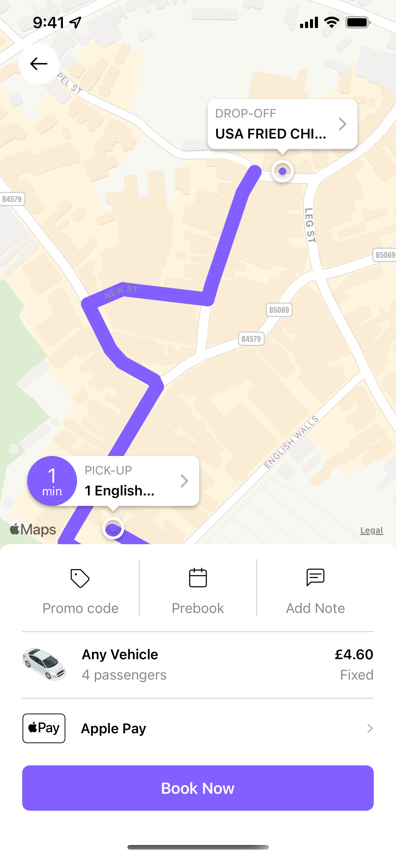 Higgins Taxis screenshot 3
