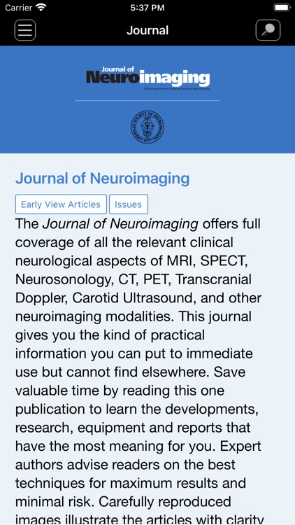 Journal of Neuroimaging