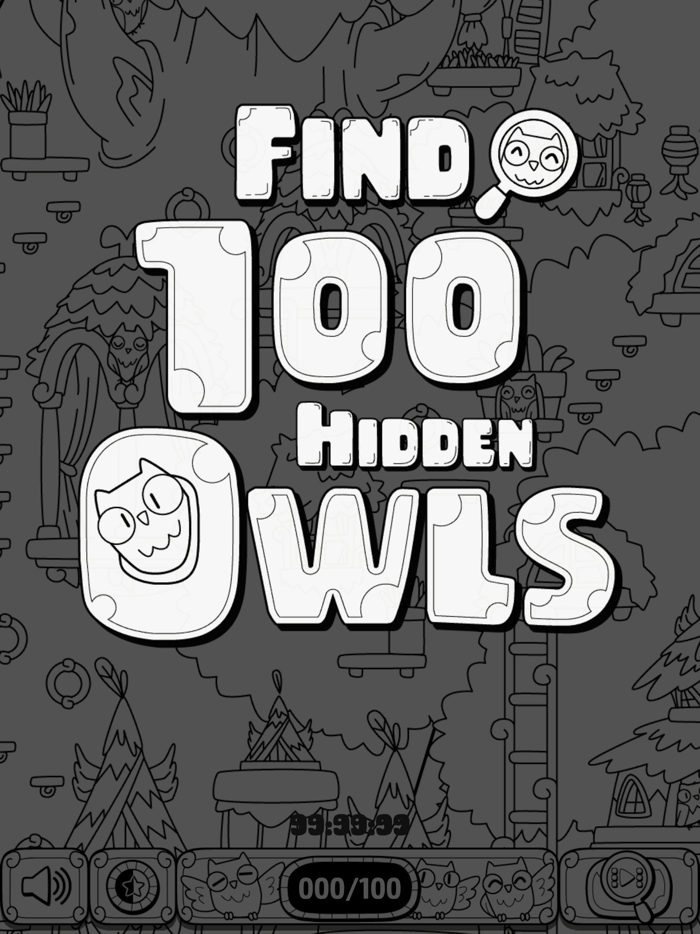 Find 100 Hidden Owls