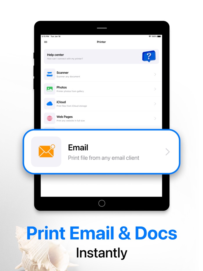Smart Air Printer - Iprint App