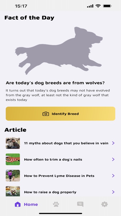 Dog Breed Scanner & Care App