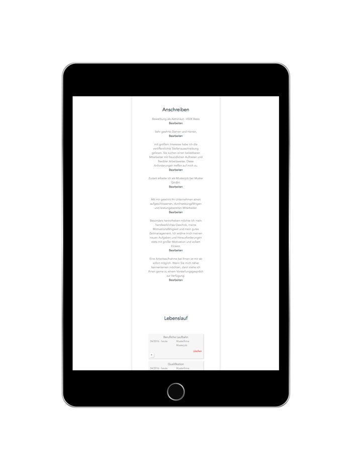 bewerbungswerkzeuge - PA