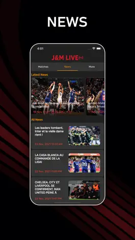 Game screenshot J&M Live- Sports Schedule,News hack