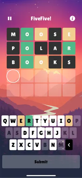 Game screenshot FiveFive! - Word Guessing Game mod apk