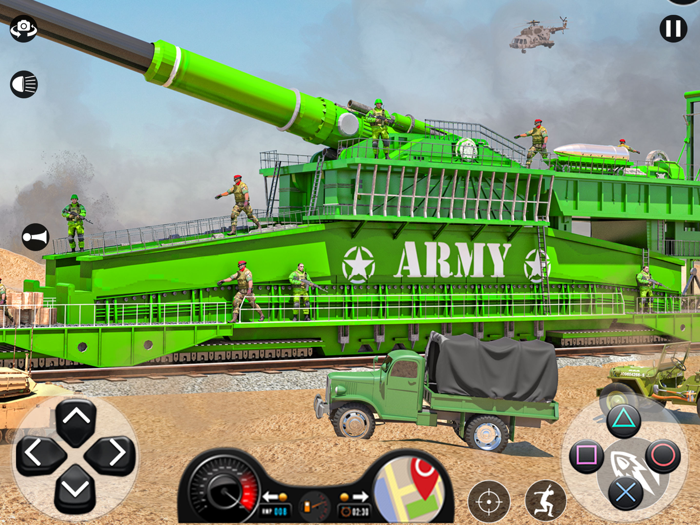 Army Truck Drive Offroad Game