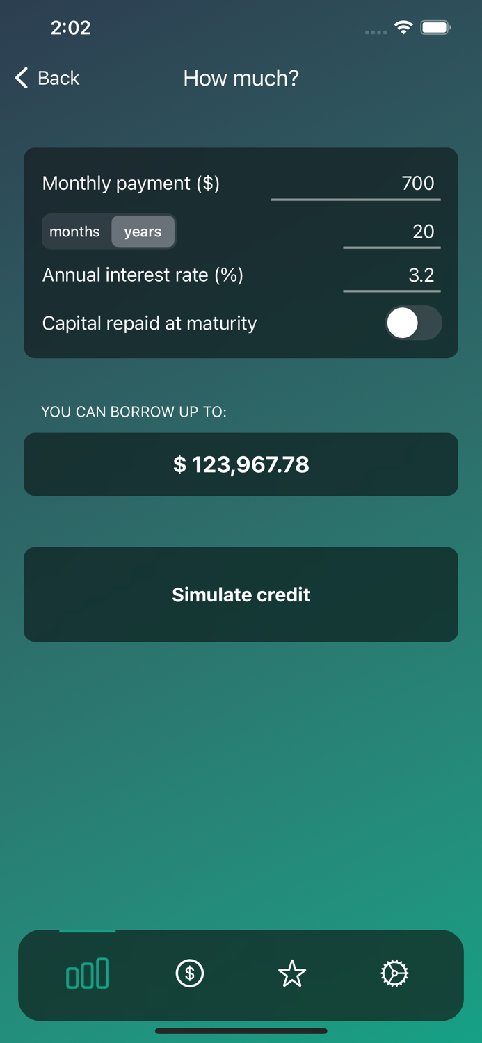 Loan payment calculator