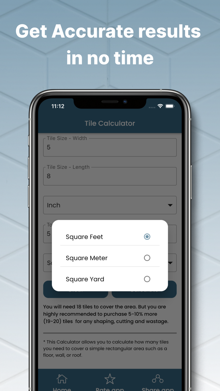 Floor  Wall Tiles Calculator