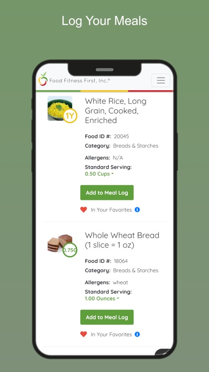 Food Fitness First screenshot-5